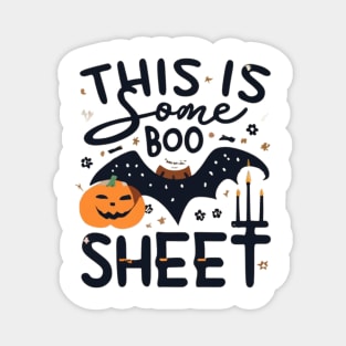 This Is Boo Sheet Ghost Funny Spooky Magnet