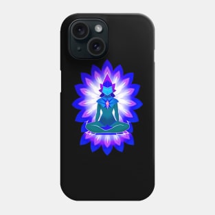 Aura Blue Meditation 02 Phone Case