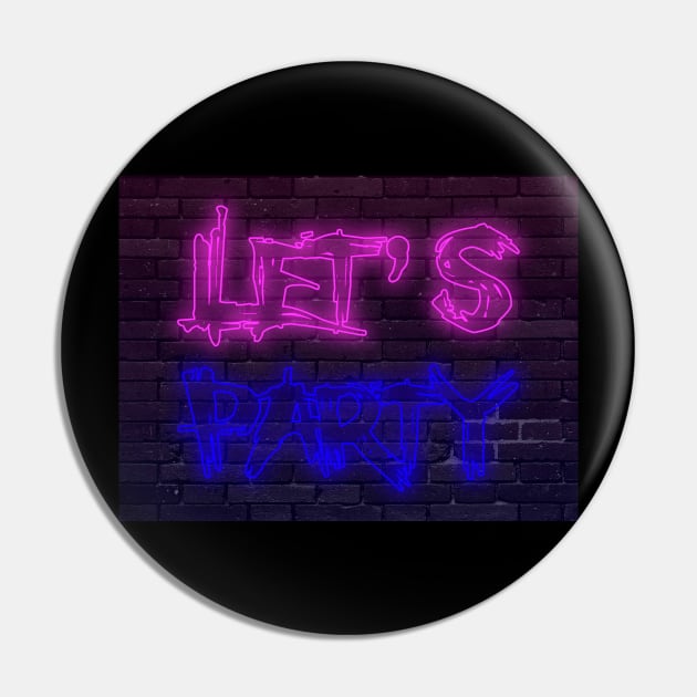 Let's Party Pin by ARHEstore