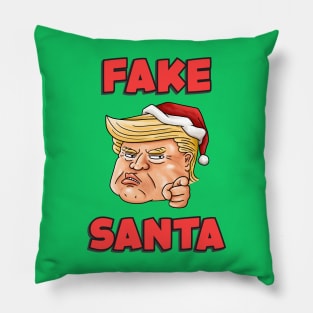 Christmas Trump Fake Santa Pillow