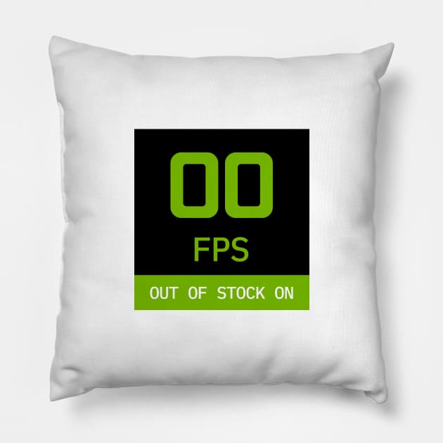 Out of Stock On Pillow by CCDesign