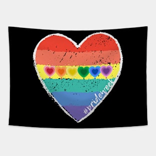 Gay Hearts Tapestry
