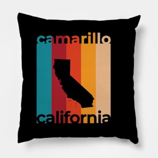 Camarillo California Retro Pillow