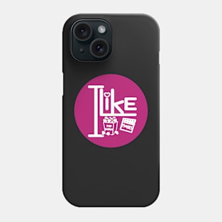 I like movies and popcorn. Phone Case