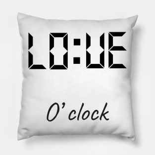 Love o’clock Pillow