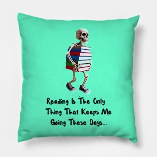 Keep Reading Pillow