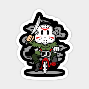 jason bike Magnet