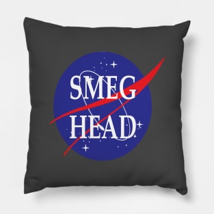 Smeg Head Nasa Logo Red Dwarf Pillow