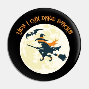 Sticks Witch Pin