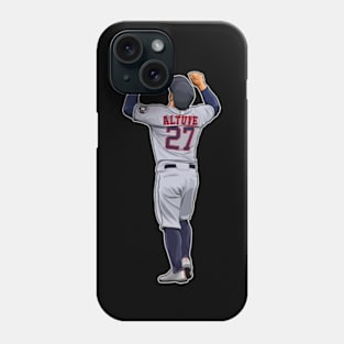 Jose Altuve #27 Celebrates Win Phone Case