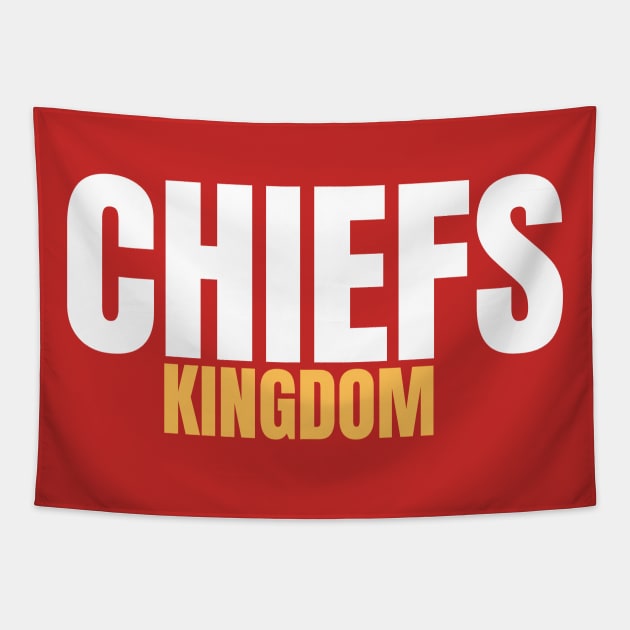 Chiefs Kingdom Tapestry by FootballBum