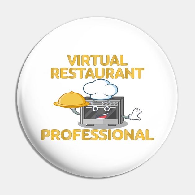 Virtual Restaurant Professional Pin by UltraQuirky