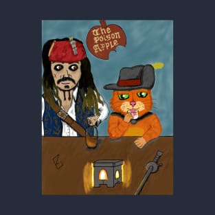 Pirate + Puss in Boots T-Shirt