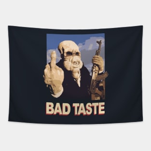 Bad Taste Classic Gore B Movie Tapestry