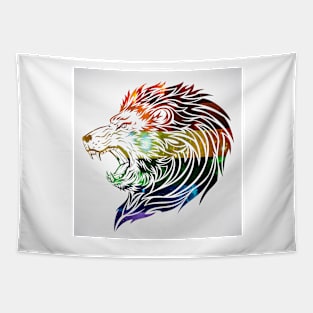 Tribal Pride Lion Tapestry