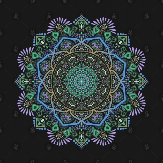 Elegant Mandala by SheaBondsArt