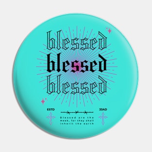 Blessed are the Meek Pin