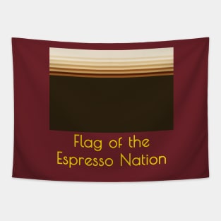 The Flag of the Espresso Nation Tapestry