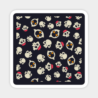 Cute Skull Halloween for Little One Magnet