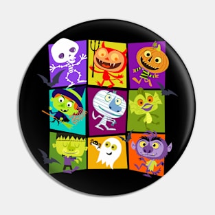 halloween monsters Pin