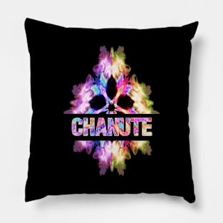 Chanute Tie Dye Watercolor Gift Souvenir Pillow