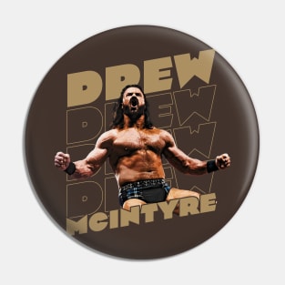 vintage drew mcintyre Pin