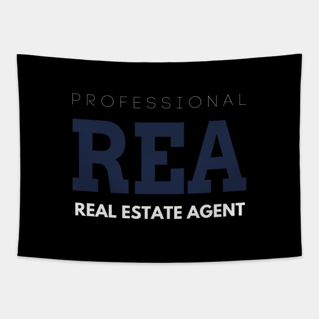 DEA style Real Estate Agent Tapestry by The Favorita