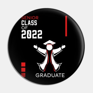 Proud graduation class of 2022 red Pin