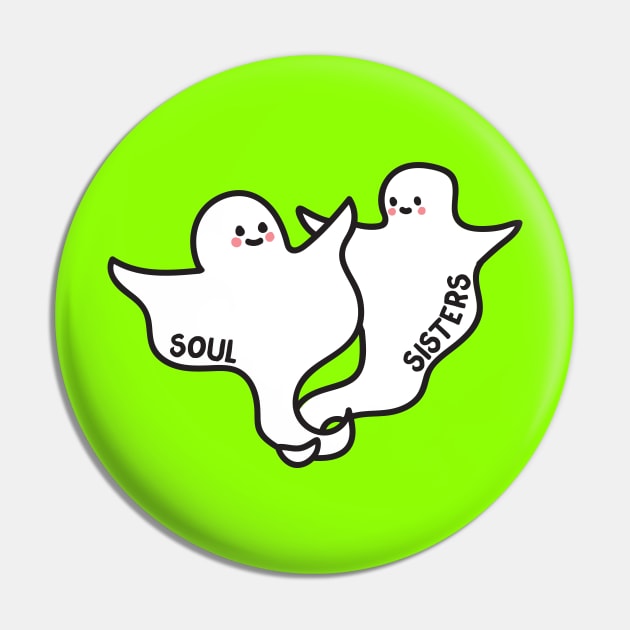 Soul Sister Ghosts Pin by KodiakMilly