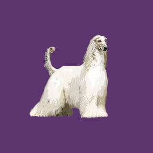 Afghan Hound The Cream Beauty T-Shirt