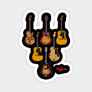 Merle Travis Country Guitars Magnet