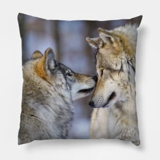 Timber Wolves Pillow