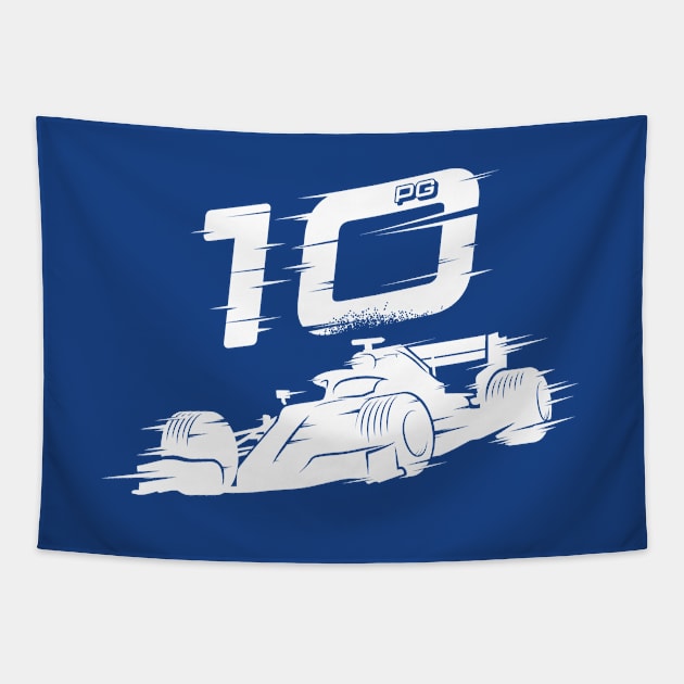 We Race On! 10 [White] Tapestry by DCLawrenceUK
