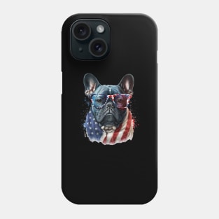 French Bulldog 4th of July Phone Case