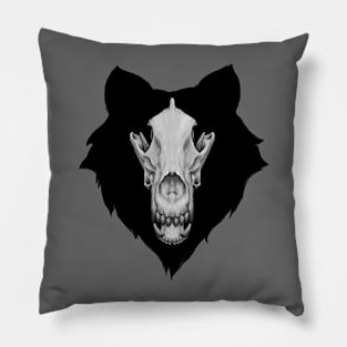 Wolfskull Pillow