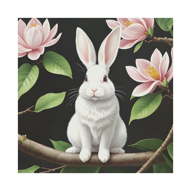 Cute white rabbit by sinemfiit