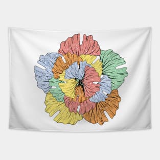 Ginkgo leaves flower Tapestry