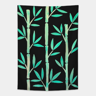 Turquoise Bamboo Tapestry