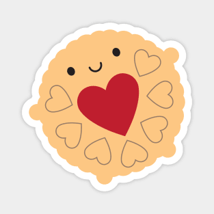 Kawaii Jammie Dodger Biscuit Magnet