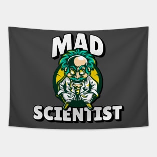 Mad Scientist Gear Tapestry