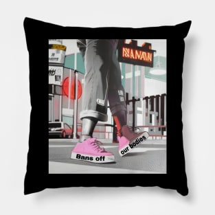 I'm Working Here - Bans Off Our Bodies - Double-sided Pillow