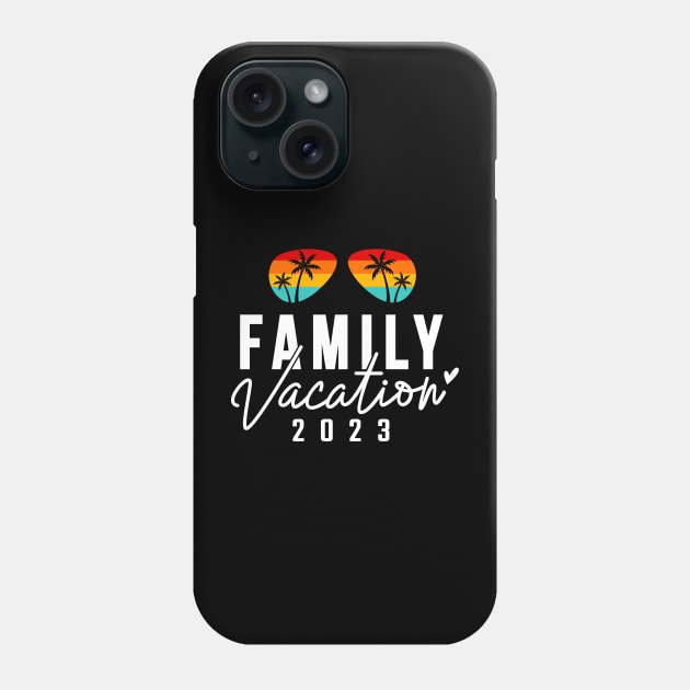 Family Vacation 2023 Beach Summer Matching for Men Women Kid Phone Case by KRMOSH