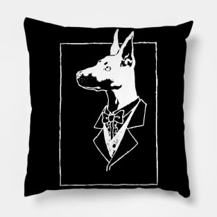 Dobermans Man Gentleman Pillow