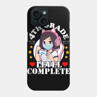 4th Grade Graduation Girl Loves Anime Gaming Girls Phone Case