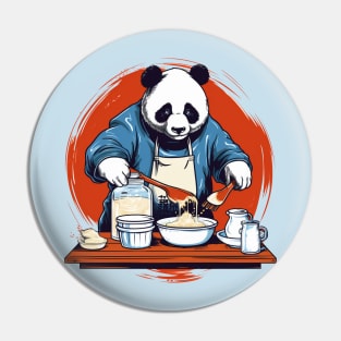chef panda bear Pin