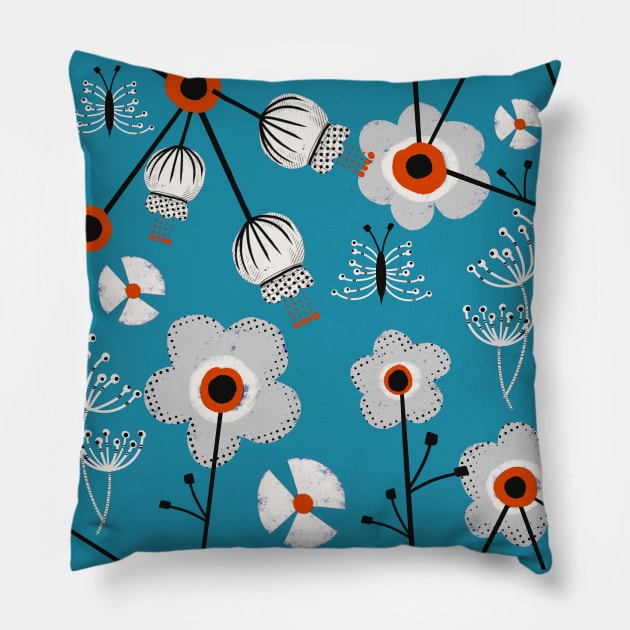 Stylize Poison Plants Pillow by bruxamagica