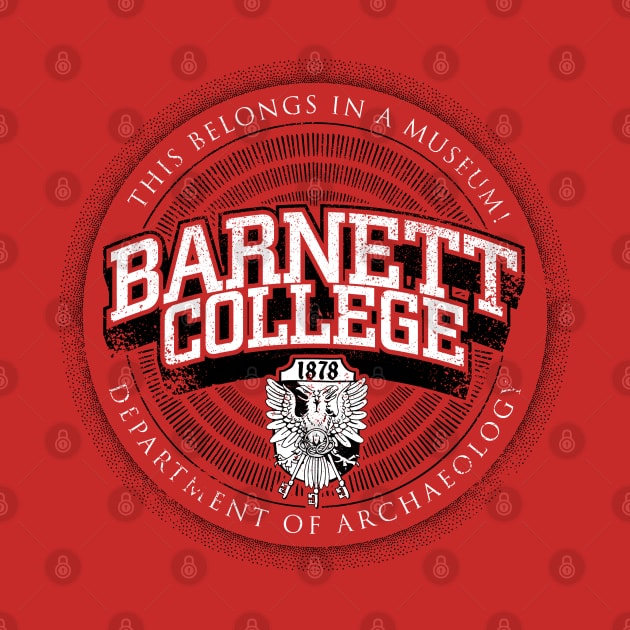 Barnett College Department of Archaeology by Geekeria Deluxe