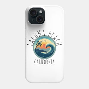 Laguna Beach - California (with Black Lettering) Phone Case