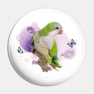 Argentine parrot Pin