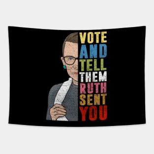 Vote And Tell Them Ruth Sent You Tapestry